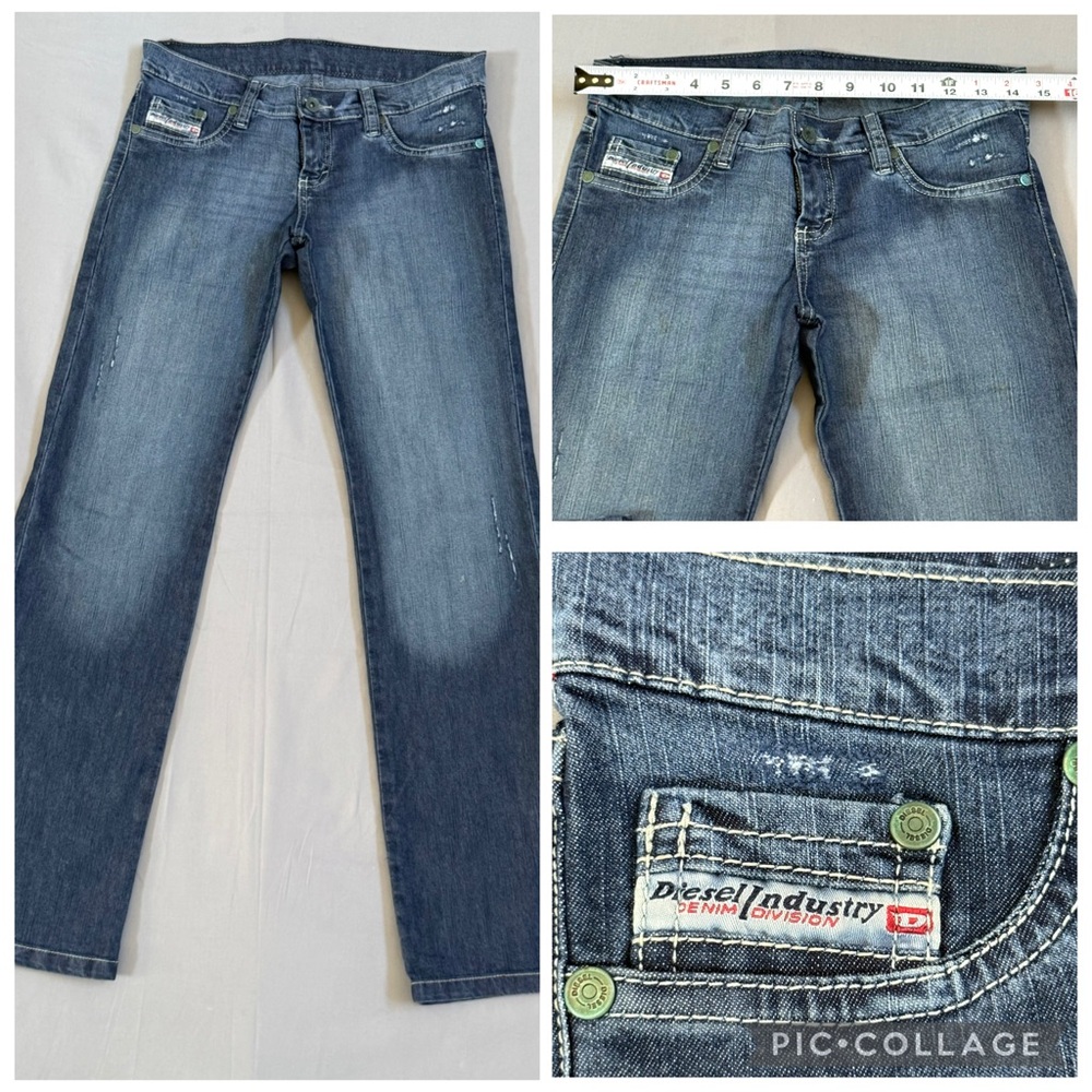 Y2K Diesel Women’s Jeans‎ Dark Wash Straight Leg Vtg Size 3